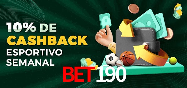 10% de bônus de cashback na bet190