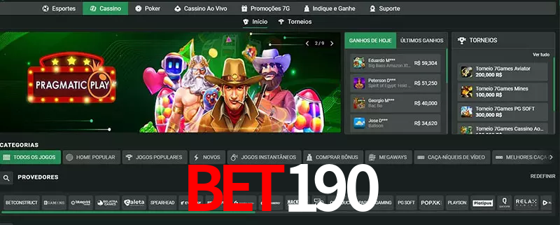 cassino bet190